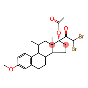 17-(2,2-DIBROMOACETYL)-3-METHOXY-11,13-DIMETHYL-7,8,9,11,12,13,14,15,16,17-DECAHYDRO-6H-CYCLOPENTA[A]PHENANTHREN-17-YL ACETATE