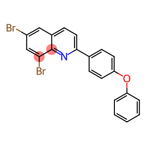 6,8-DIBROMO-2-(4-PHENOXYPHENYL)QUINOLINE