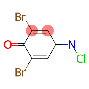 2,6-dibromo-4-(chloroimino)-2,5-cyclohexadiene-1-one