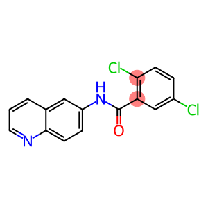 2,5-dichloro-N-(6-quinolinyl)benzamide