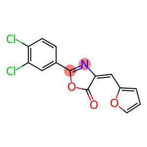 2-(3,4-dichlorophenyl)-4-(2-furylmethylene)-1,3-oxazol-5(4H)-one