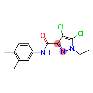 4,5-dichloro-N-(3,4-dimethylphenyl)-1-ethyl-1H-pyrazole-3-carboxamide