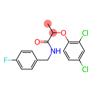 2-(2,4-dichlorophenoxy)-N-(4-fluorobenzyl)propanamide