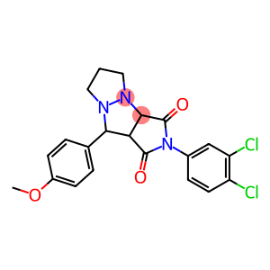 2-(3,4-dichlorophenyl)-9-(4-methoxyphenyl)tetrahydro-5H-pyrazolo[1,2-a]pyrrolo[3,4-c]pyrazole-1,3(2H,3aH)-dione