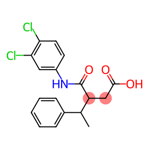 3-[(3,4-dichloroanilino)carbonyl]-4-phenylpentanoic acid