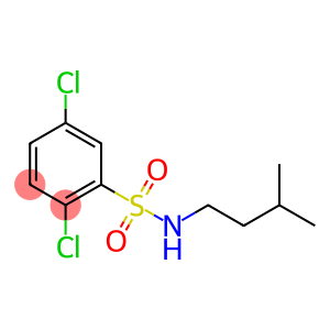 2,5-dichloro-N-isopentylbenzenesulfonamide