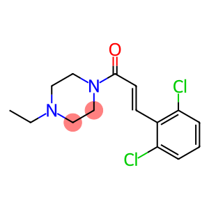 1-[3-(2,6-dichlorophenyl)acryloyl]-4-ethylpiperazine