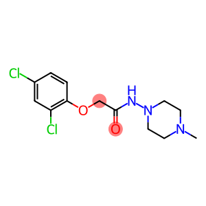 2-(2,4-dichlorophenoxy)-N-(4-methyl-1-piperazinyl)acetamide