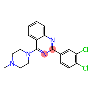 2-(3,4-dichlorophenyl)-4-(4-methyl-1-piperazinyl)quinazoline