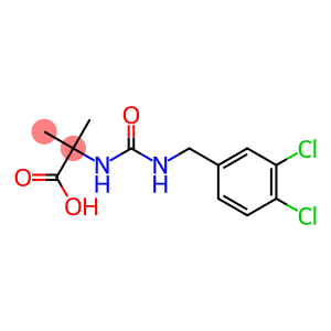 2-({[(3,4-dichlorophenyl)methyl]carbamoyl}amino)-2-methylpropanoic acid