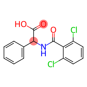 2-[(2,6-dichlorophenyl)formamido]-2-phenylacetic acid