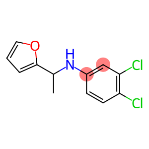 3,4-dichloro-N-[1-(furan-2-yl)ethyl]aniline