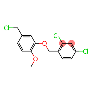 2,4-dichloro-1-[5-(chloromethyl)-2-methoxyphenoxymethyl]benzene