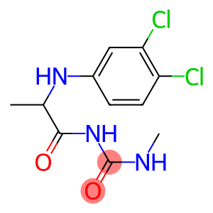 1-{2-[(3,4-dichlorophenyl)amino]propanoyl}-3-methylurea