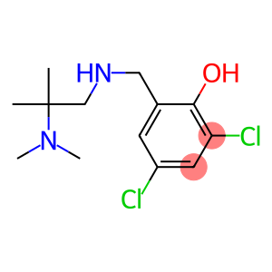 2,4-dichloro-6-({[2-(dimethylamino)-2-methylpropyl]amino}methyl)phenol