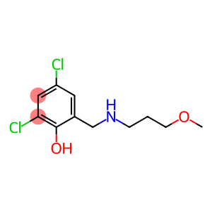 2,4-dichloro-6-{[(3-methoxypropyl)amino]methyl}phenol