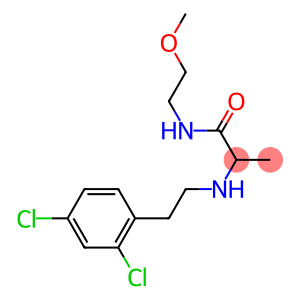 2-{[2-(2,4-dichlorophenyl)ethyl]amino}-N-(2-methoxyethyl)propanamide