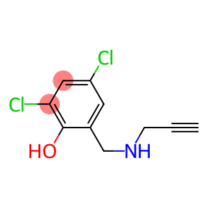 2,4-dichloro-6-[(prop-2-yn-1-ylamino)methyl]phenol