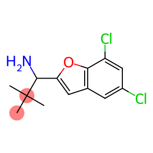 1-(5,7-dichloro-1-benzofuran-2-yl)-2,2-dimethylpropan-1-amine