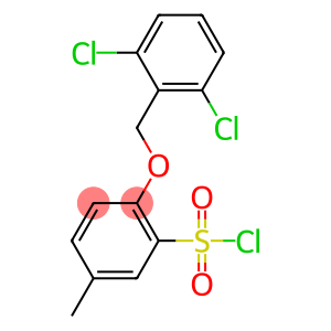 2-[(2,6-dichlorophenyl)methoxy]-5-methylbenzene-1-sulfonyl chloride