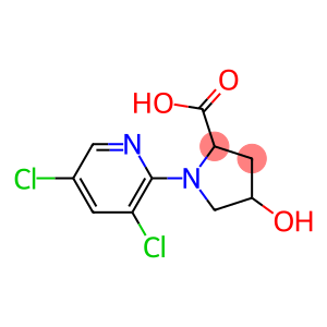 1-(3,5-dichloropyridin-2-yl)-4-hydroxypyrrolidine-2-carboxylic acid