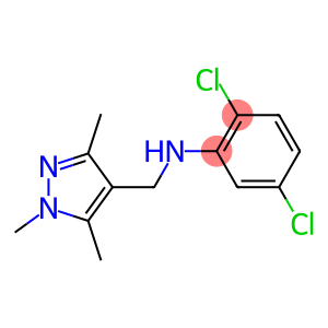 2,5-dichloro-N-[(1,3,5-trimethyl-1H-pyrazol-4-yl)methyl]aniline