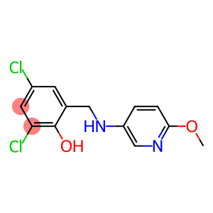 2,4-dichloro-6-{[(6-methoxypyridin-3-yl)amino]methyl}phenol