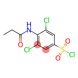 3,5-dichloro-4-propanamidobenzene-1-sulfonyl chloride