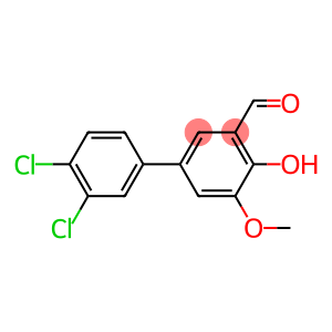 3',4'-dichloro-4-hydroxy-5-methoxy-1,1'-biphenyl-3-carbaldehyde