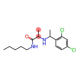 2-{[1-(2,4-dichlorophenyl)ethyl]amino}-N-pentylpropanamide