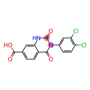 3-(3,4-dichlorophenyl)-2,4-dioxo-1,2,3,4-tetrahydroquinazoline-7-carboxylic acid