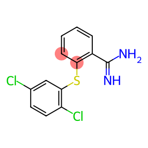 2-[(2,5-dichlorophenyl)sulfanyl]benzene-1-carboximidamide