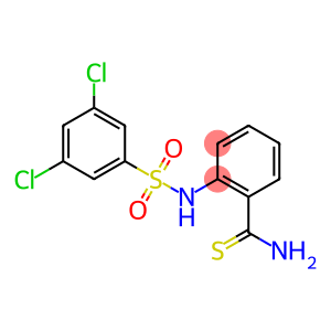 2-[(3,5-dichlorobenzene)sulfonamido]benzene-1-carbothioamide