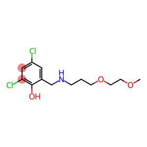 2,4-dichloro-6-({[3-(2-methoxyethoxy)propyl]amino}methyl)phenol