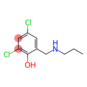 2,4-dichloro-6-[(propylamino)methyl]phenol