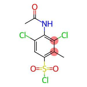 3,5-dichloro-4-acetamido-2-methylbenzene-1-sulfonyl chloride