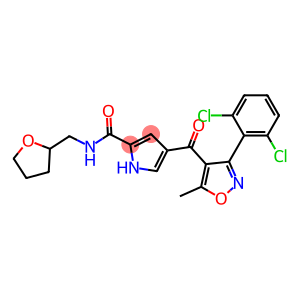 4-{[3-(2,6-dichlorophenyl)-5-methyl-4-isoxazolyl]carbonyl}-N-(tetrahydro-2-furanylmethyl)-1H-pyrrole-2-carboxamide