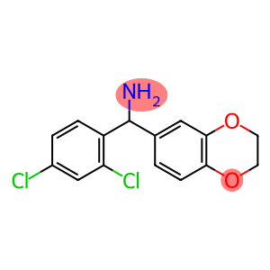 (2,4-dichlorophenyl)(2,3-dihydro-1,4-benzodioxin-6-yl)methanamine