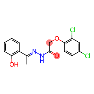 2-(2,4-dichlorophenoxy)-N'-[(E)-1-(2-hydroxyphenyl)ethylidene]acetohydrazide