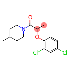 2-(2,4-dichlorophenoxy)-1-(4-methyl-1-piperidinyl)-1-propanone