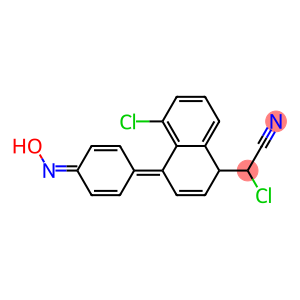 2-(2,5-dichloro-4-hydroxyiminocyclohexa-2,5-dienyliden)-2-(1-naphthyl)aceto nitrile