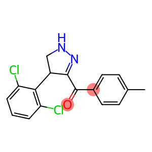 [4-(2,6-dichlorophenyl)-4,5-dihydro-1H-pyrazol-3-yl](4-methylphenyl)methanone