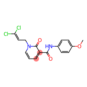 1-(3,3-dichloro-2-propenyl)-N-(4-methoxyphenyl)-2-oxo-1,2-dihydro-3-pyridinecarboxamide