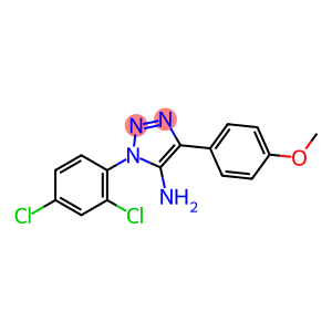 1-(2,4-dichlorophenyl)-4-(4-methoxyphenyl)-1H-1,2,3-triazol-5-amine