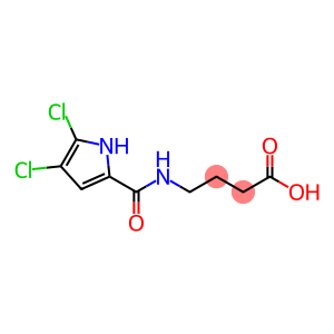 4-[(4,5-dichloro-1H-pyrrol-2-yl)formamido]butanoic acid