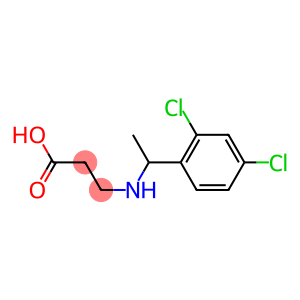 3-{[1-(2,4-dichlorophenyl)ethyl]amino}propanoic acid