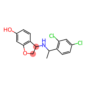 3-{[1-(2,4-dichlorophenyl)ethyl]amino}-2,3-dihydro-1-benzofuran-6-ol