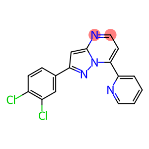 2-(3,4-dichlorophenyl)-7-(2-pyridinyl)pyrazolo[1,5-a]pyrimidine