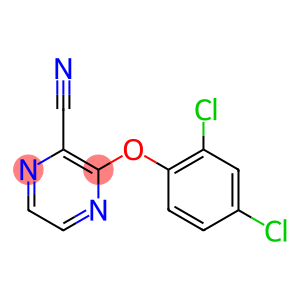3-(2,4-dichlorophenoxy)-2-pyrazinecarbonitrile