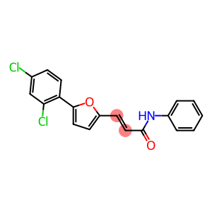 3-[5-(2,4-dichlorophenyl)-2-furyl]-N-phenylacrylamide